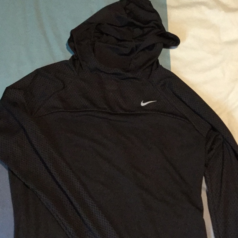 Nike hooded running top